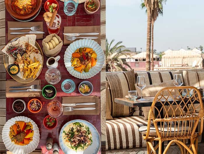 Le rooftop du restaurant Dardar entre DJ-set et cuisine généreuse